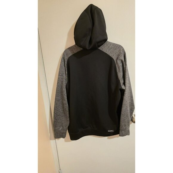 Adidas Jacket Climawarm Zip Athletic Mens XL GrayBlackRed Hooded Activewear - Picture 2 of 10